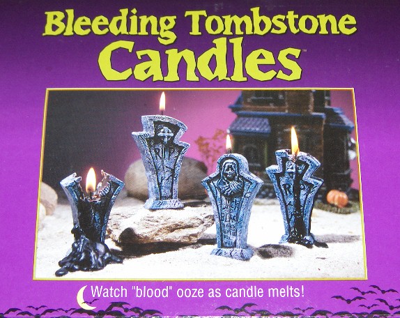 Bleeding Tombstone Candles