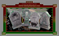 Wacky's Custom Cast Tombstones